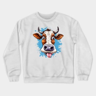 Cow Crewneck Sweatshirt